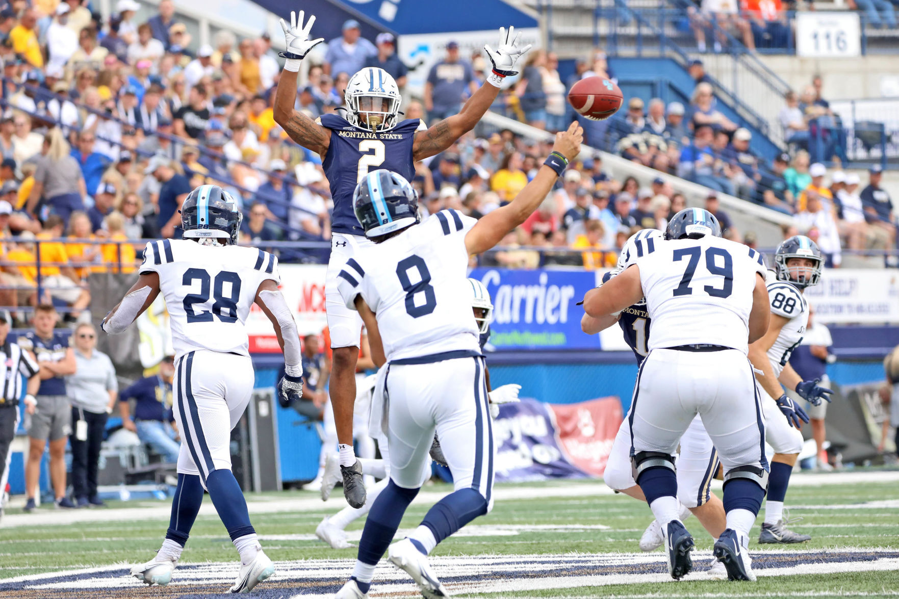 Montana State Bobcat Football against San Diego